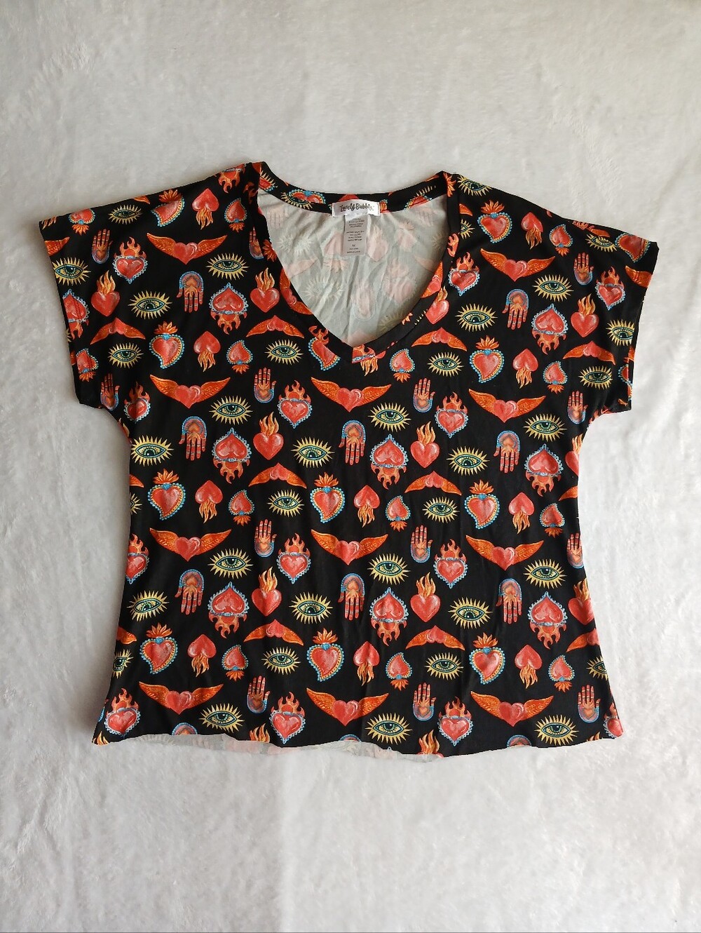2X Beautiful Print CUT Shirt